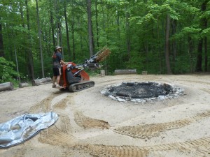 an O with the Ditch Witch, Photo by Nellie Werger